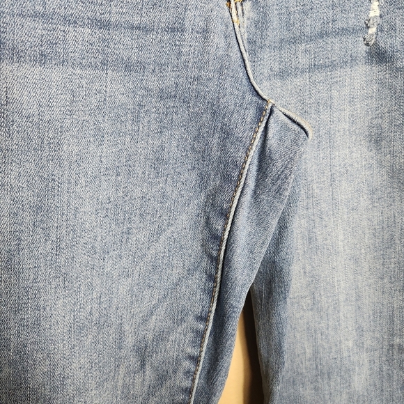 Judy Blue Womens Medium Wash Mid Rise Destructed Hem Slim Fit Jeans |3/26| - Picture 6 of 11